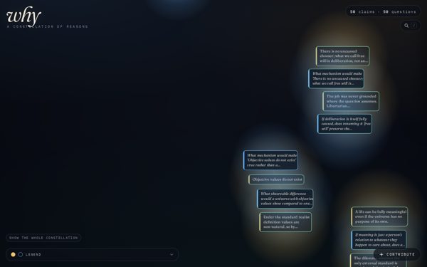 Screenshot of why